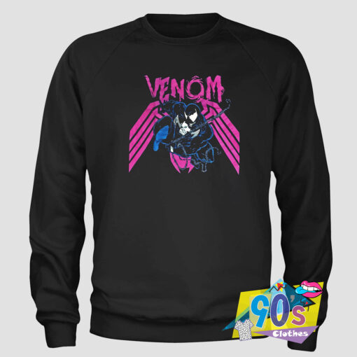 New Spider Man Vibrant Venom Graphic Sweatshirt.jpg