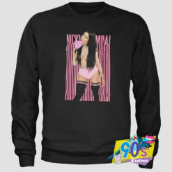 Nicki Minaj Rapper Pink Design Sweatshirt.jpg