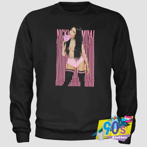 Nicki Minaj Rapper Pink Design Sweatshirt.jpg