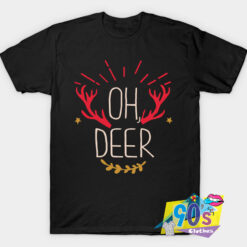 Oh Deer Happy Merry Christmas T Shirt.jpg