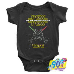 PEW PEW Life Star Wars Space Artwork Baby Onesie.jpg