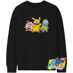 Pikachu Parody SpongeBob And Friends Sweatshirt.jpg