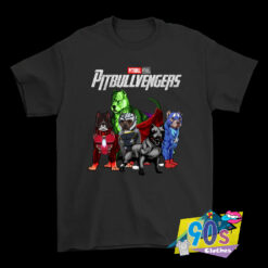 Pitbull Avengers MArvel Dogs T Shirt.jpg