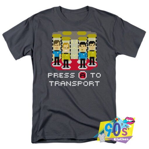 Press A to Transport Star Trek Movie T Shirt.jpg