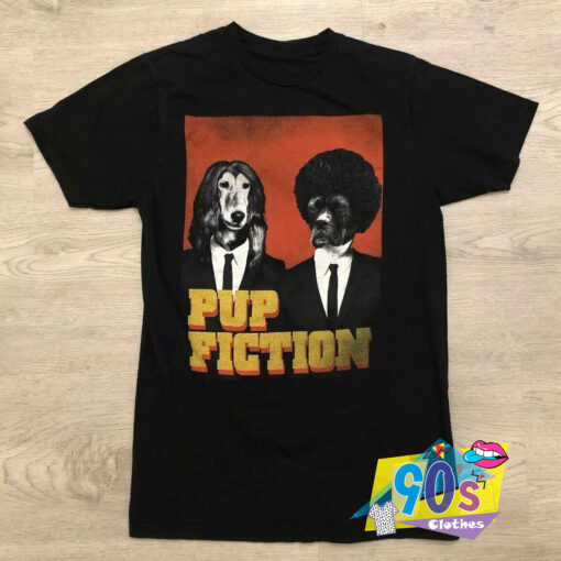 Pulp Fiction X Pup Fiction T Shirt.jpg