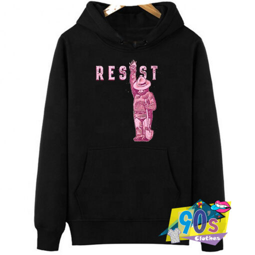 RESIST Pink Smokey Bear Hoodie.jpg