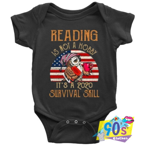 Reading Is Not A Hobby Baby Onesie.jpg