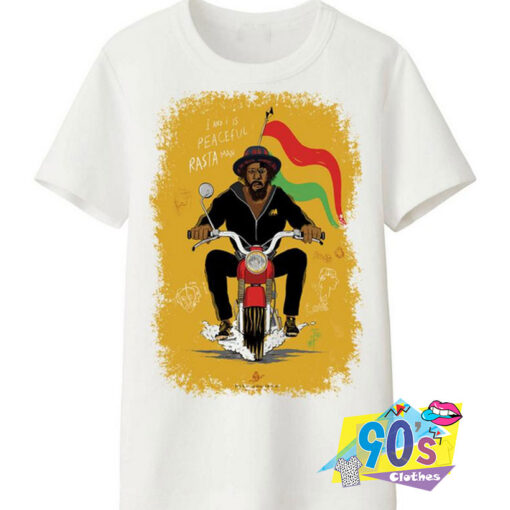 Reggae Peaceful rasta Man T shirt.jpg