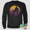 Retro Evil Dead Meets Sunset Sweatshirt.jpg