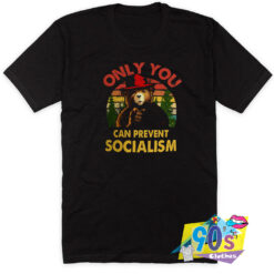Retro Only You Can Prevent Socialism T Shirt.jpg