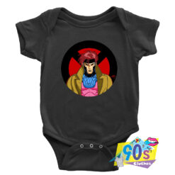 Retro Wolverine Deadpool Cartoon Baby Onesie.jpg