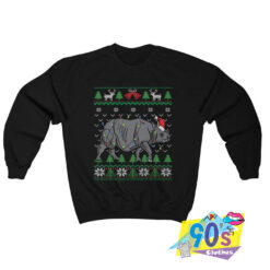 Rhino Santa Hat Wrapped in Christmas Sweatshirt.jpg