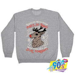 Rudolph Vibes Is Deer Sweatshirt.jpg
