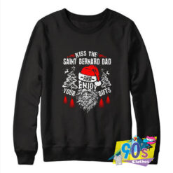 Saint Bernard Dad Enjoy Gift Sweatshirt.jpg