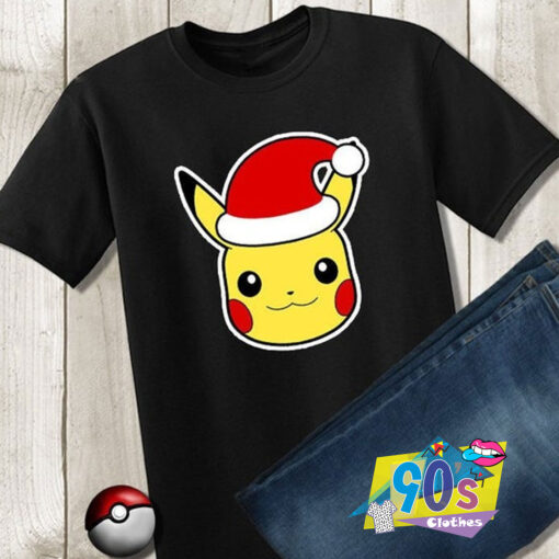 Santa Hat Pikachu Christmas Day T shirt.jpg