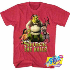 Santa Shrek The Halls Christmas T shirt.jpg