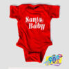 Santa Text Christmas Baby Onesie.jpg