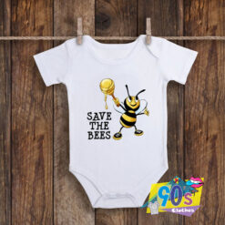 Save The Bees Baby Onesie.jpg