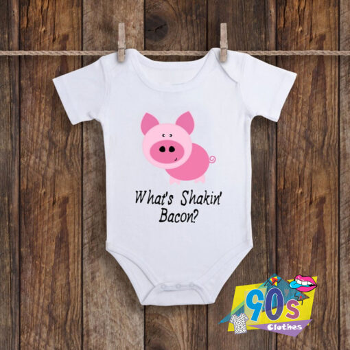 Shakin Bacon Pig Baby Onesie.jpg