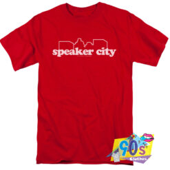 Speaker City Old School Comey Movie T Shirt.jpg