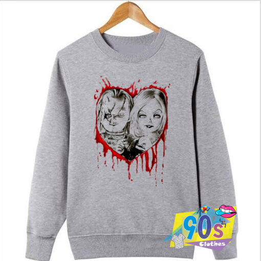 Special Chucky and Tiffany Valentines Day Sweatshirt.jpg