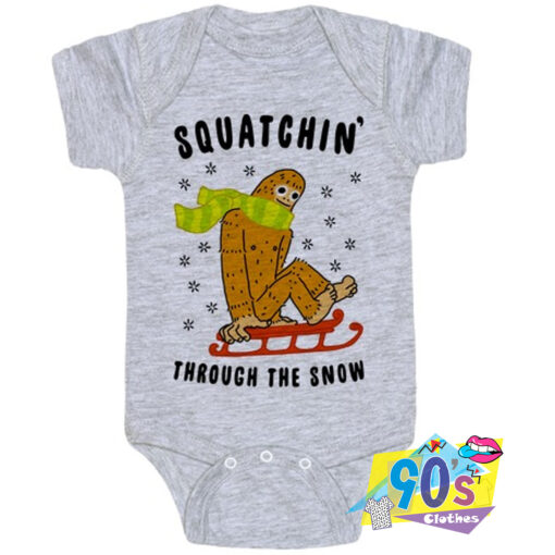 Squatchin Through The Snow Baby Onesie.jpg