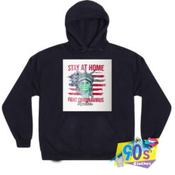 Statue of Liberty With Mask Hoodie.jpg