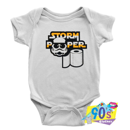 Storm Pooper Toilet Paper Baby Onesie.jpg