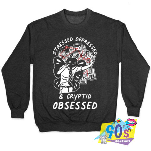 Stressed Depressed Artwork Sweatshirt.jpg