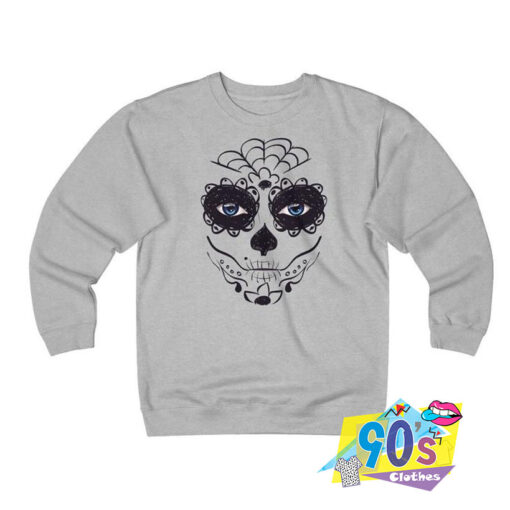 Sugar Flower Halloween Skull Sweatshirt.jpg