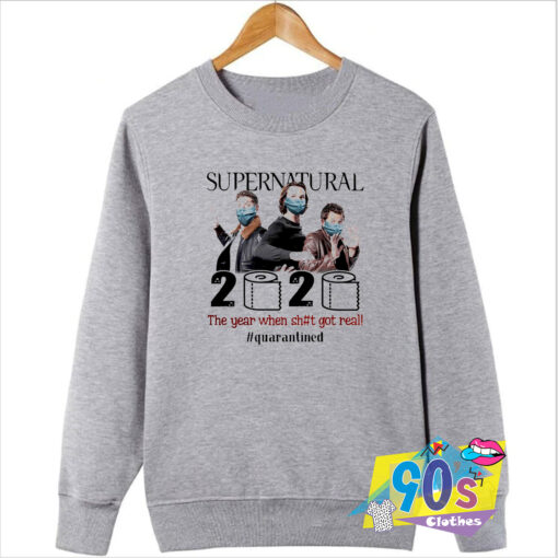 Supernatural 2020 Quarantined With Mask Sweatshirt.jpg