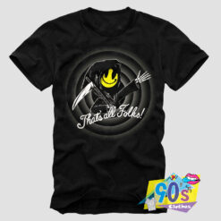 Thats All Folks Smiley T Shirt.jpg