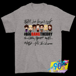 The Big Bang Theory Chibi Characters Autograph Signature T Shirt.jpg