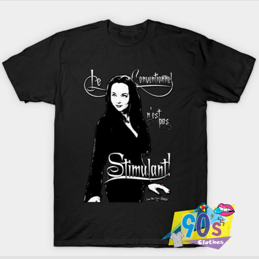 The Conventional Is not Stimulating Addams Family T shirt.jpg