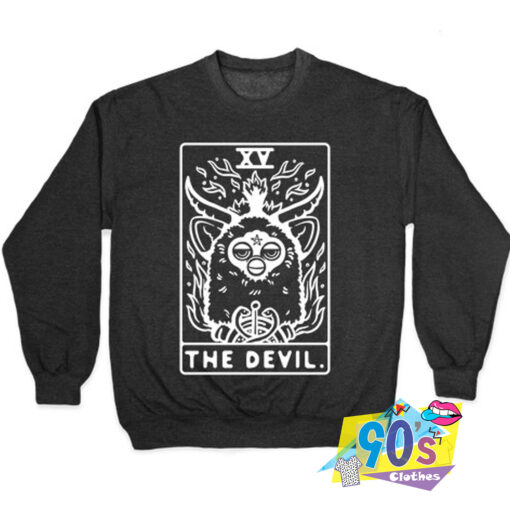 The Devil Tarot Calm Card Sweatshirt.jpg