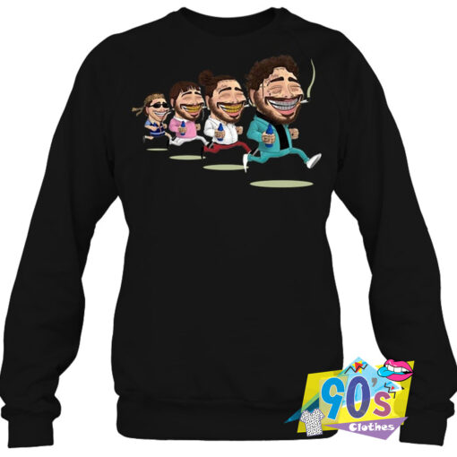 The Evolution Of Funny Post Malone Sweatshirt.jpg