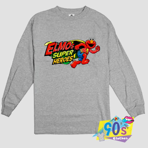 The Sesame Street Elmos Superheroes Sweatshirt.jpg