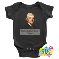 Thomas Jefferson Swim With The Current Baby Onesie.jpg