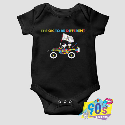 To Be Different Charlie Brown Baby Onesie.jpg