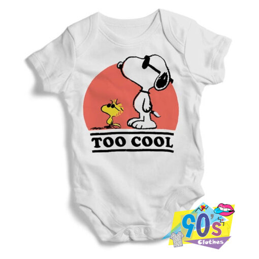 Too Col Peanuts Baby Onesie.jpg