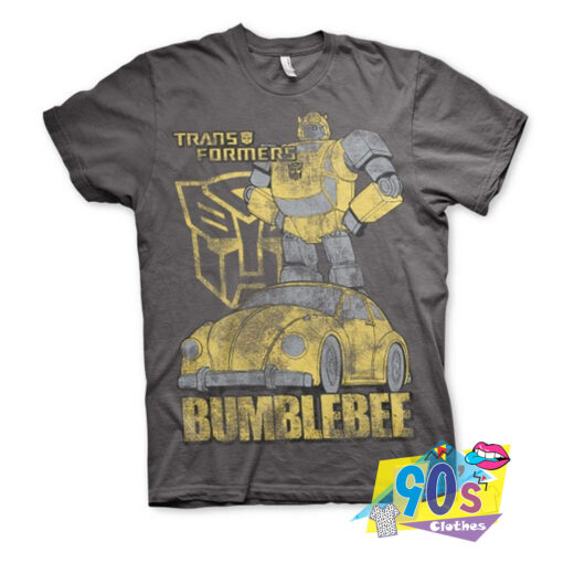Transformers Bumblebee Distressed T Shirt.jpg