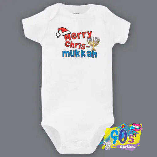 Ugly Merry Chris mukkah Baby Onesie.jpg