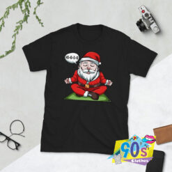 Ugly Santa Claus Meditation Yoga T shirt.jpg