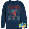 Unique Faux Knit Spider Man Sweatshirt.jpg