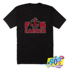 Vintage Deadpool Fuck Cancer Art T Shirt.jpg