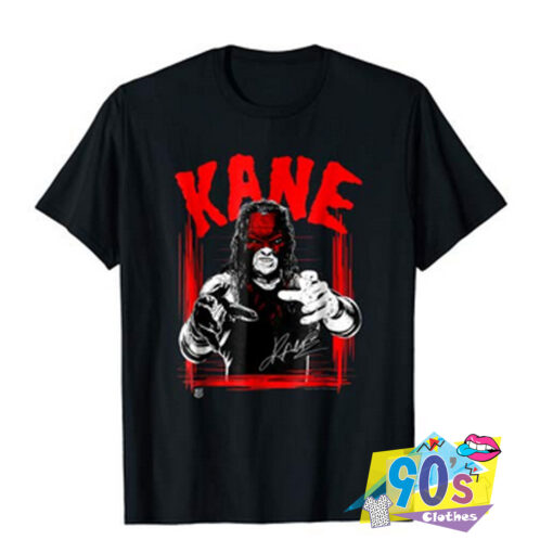 WWE KANE Horror Font T shirt.jpg