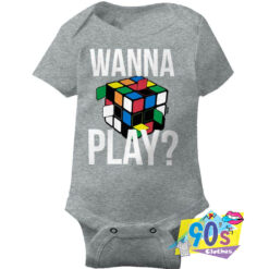 Wanna Play Rubiks Cube Puzzle Baby Onesie.jpg
