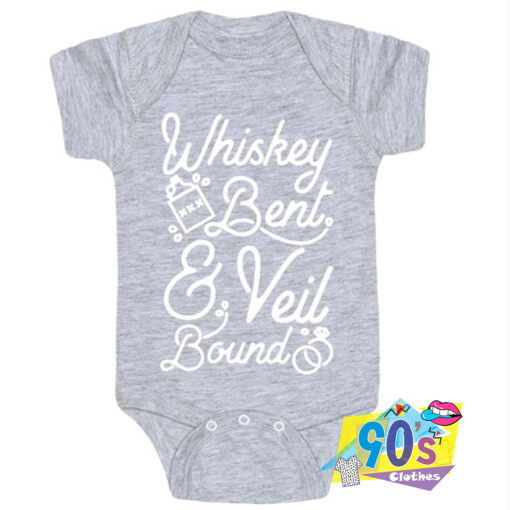 Whiskey Bent And Veil Bound Baby Onesie.jpg