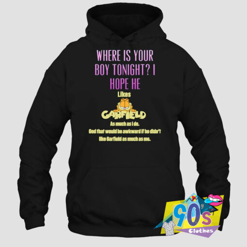 Would Be Awkward Garfield Hoodie.jpg