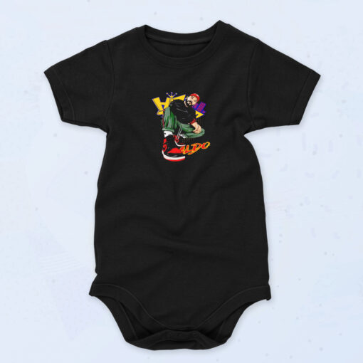 90s Inspired Aldo Baquero Rodriguez Rapper Popular Rap Music Baby Onesies